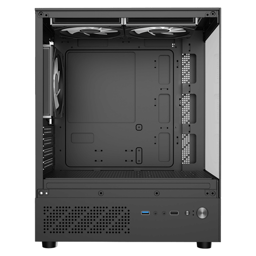 CiT Celcius EBK Micro Tower Gaming Case - Black 